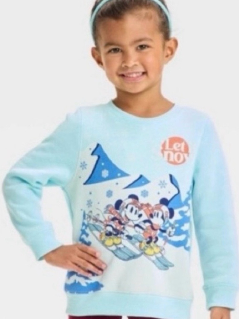 Disney Junior Let It Snow Mickey Mouse Minnie Mouse Sweatshirt new Size 5T new